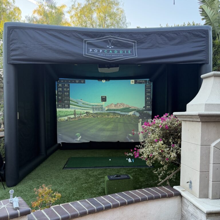 Mobile Golf Simulator Rental Southern California | PopCaddie
